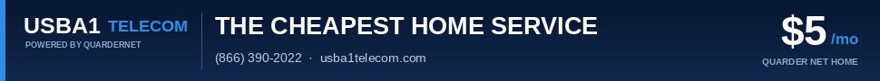 USBA1 Telecom — The Cheapest Home Service